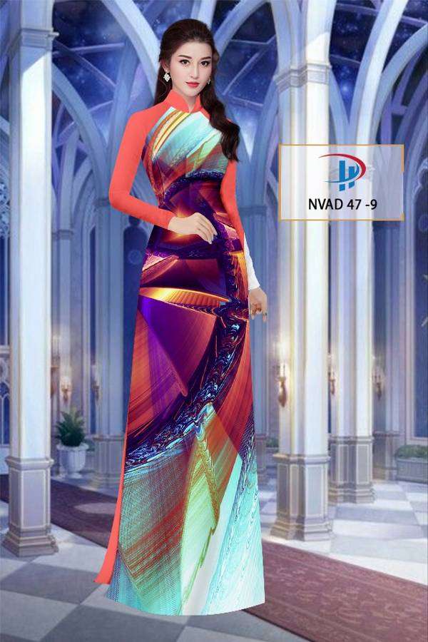 Vải Áo Dài Hoa Văn Thiết Kế 2021 AD NVAD47