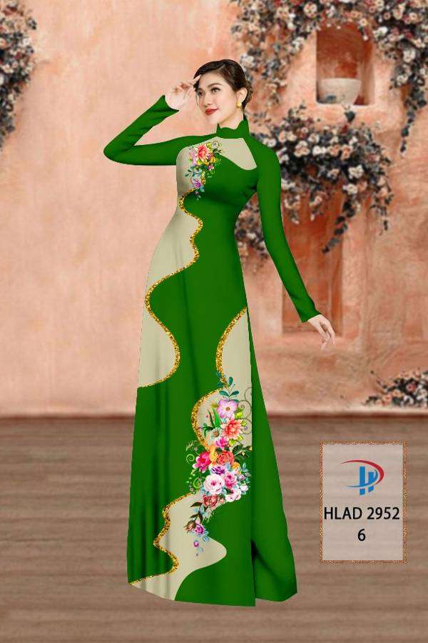 Vải Áo Dài Hoa In 3D Vừa Ra  AD HLAD2952