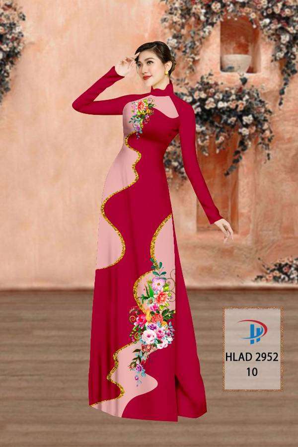 Vải Áo Dài Hoa In 3D Vừa Ra  AD HLAD2952