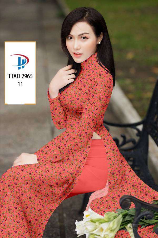 Vải Áo Dài Hoa Nhí Mới Ra AD TTAD2965 51 Vải Áo Dài Hoa Nhí Mới Ra AD TTAD2965