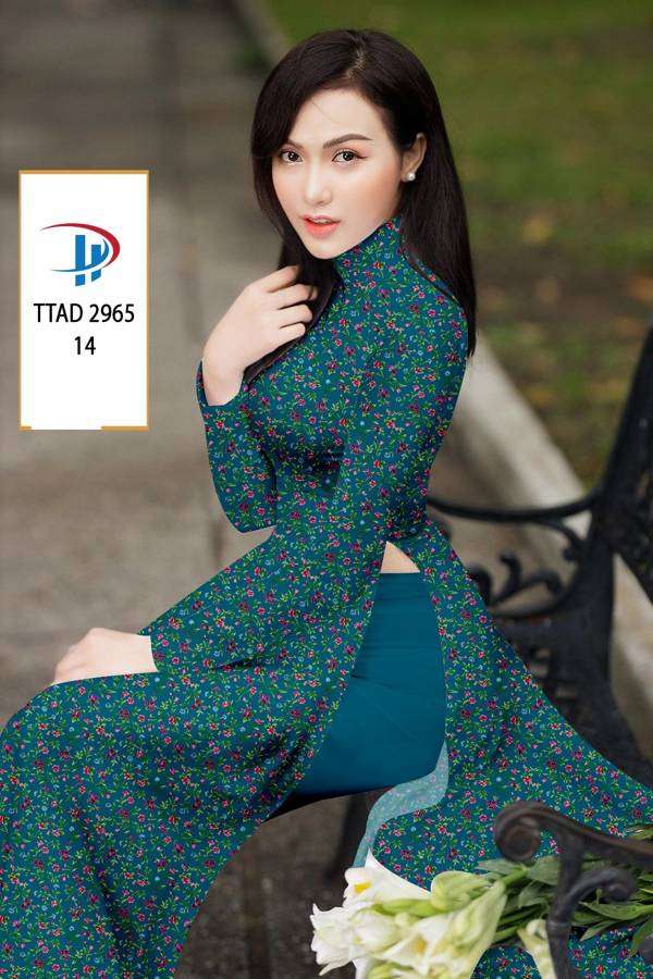 Vải Áo Dài Hoa Nhí Mới Ra AD TTAD2965 54 Vải Áo Dài Hoa Nhí Mới Ra AD TTAD2965