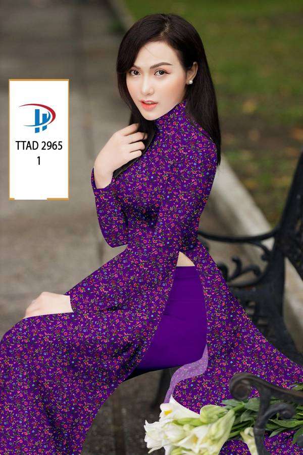 Vải Áo Dài Hoa Nhí Mới Ra AD TTAD2965 67 Vải Áo Dài Hoa Nhí Mới Ra AD TTAD2965