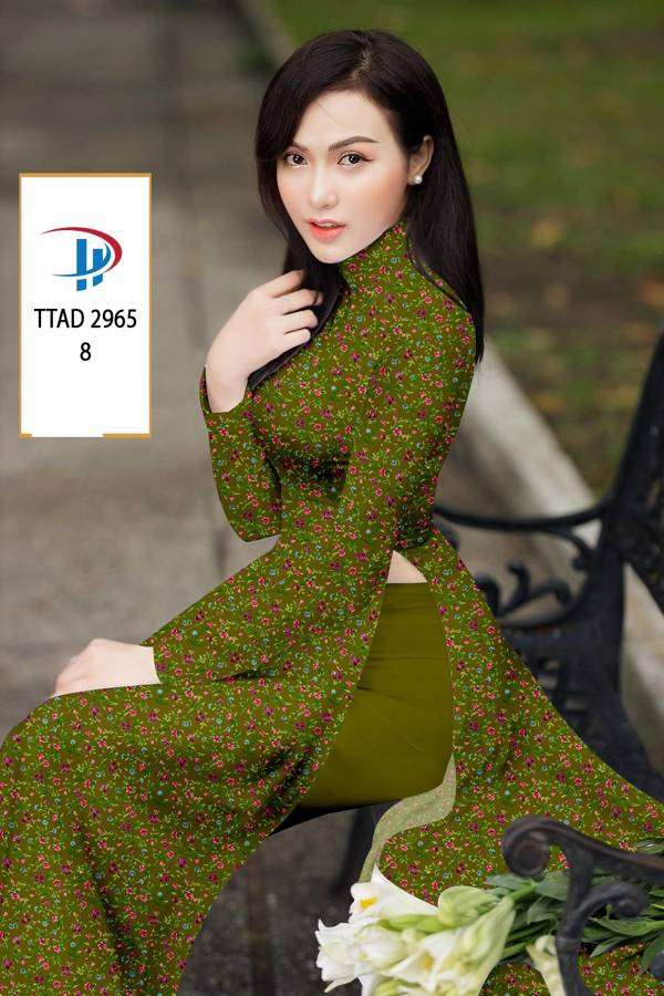 Vải Áo Dài Hoa Nhí Mới Ra AD TTAD2965 72 Vải Áo Dài Hoa Nhí Mới Ra AD TTAD2965