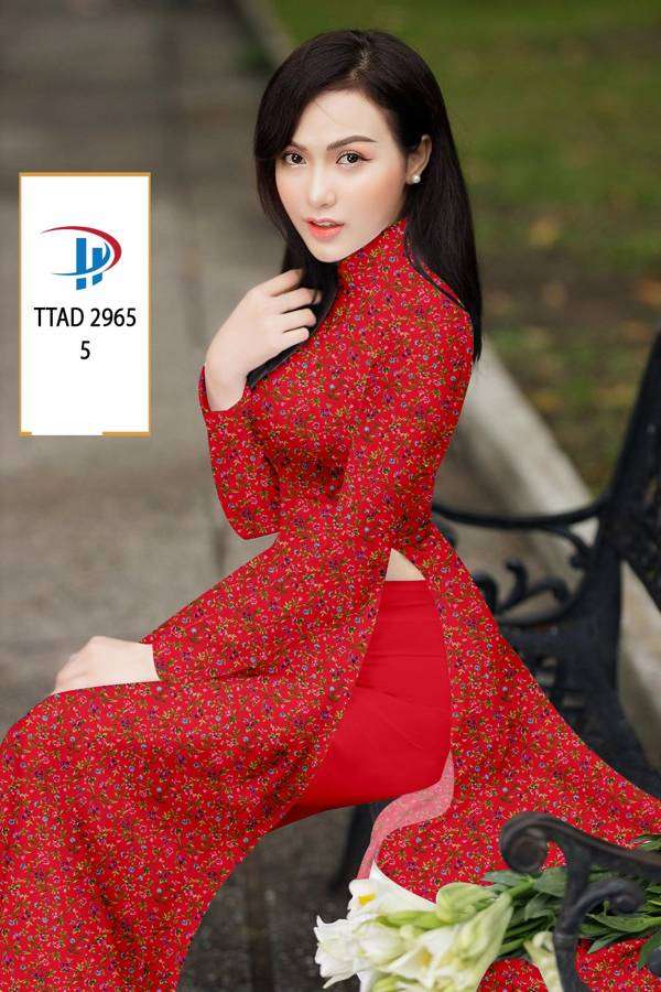 Vải Áo Dài Hoa Nhí Mới Ra AD TTAD2965 69 Vải Áo Dài Hoa Nhí Mới Ra AD TTAD2965