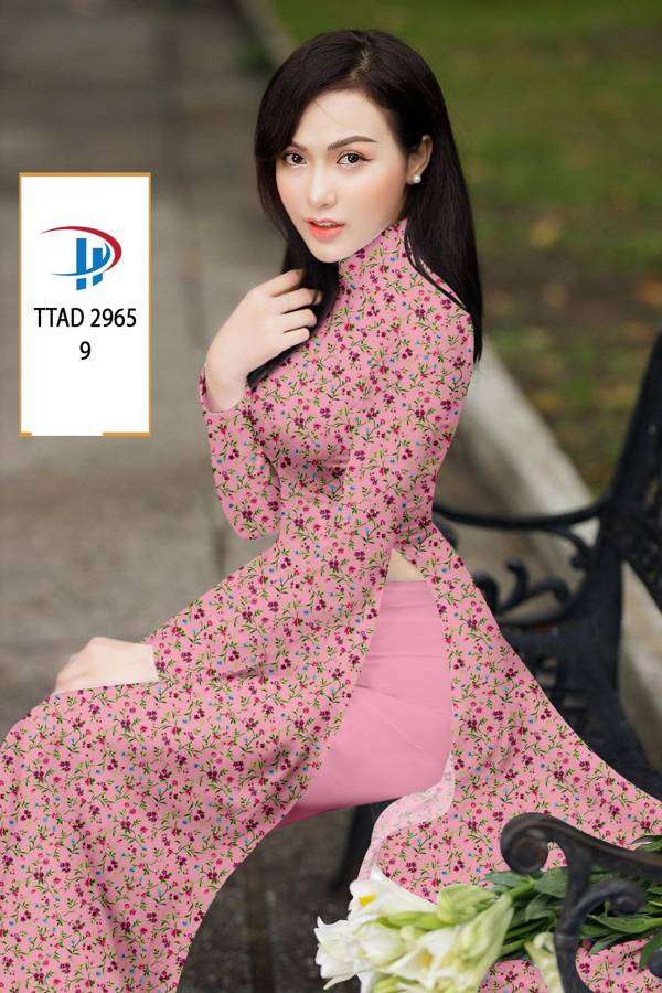 Vải Áo Dài Hoa Nhí Mới Ra AD TTAD2965 73 Vải Áo Dài Hoa Nhí Mới Ra AD TTAD2965