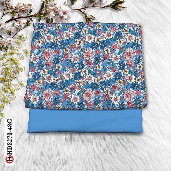 Vải Áo Dài Hoa Nhí Thiết Kế 2021 AD GH8270