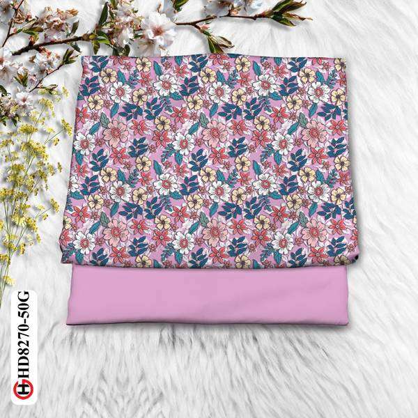 Vải Áo Dài Hoa Nhí Thiết Kế 2021 AD GH8270