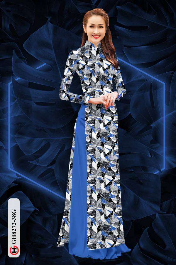 Vải Áo Dài Hoa Văn Mới Ra AD GH8272 32 Vải Áo Dài Hoa Văn Mới Ra AD GH8272