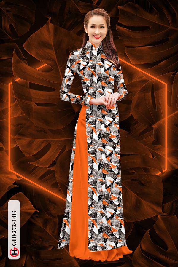 Vải Áo Dài Hoa Văn Mới Ra AD GH8272 34 Vải Áo Dài Hoa Văn Mới Ra AD GH8272