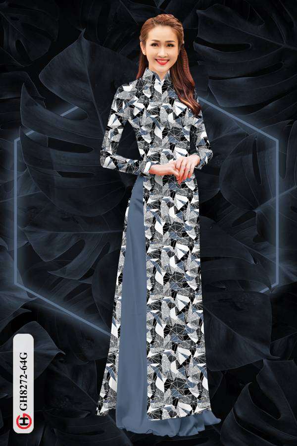 Vải Áo Dài Hoa Văn Mới Ra AD GH8272 37 Vải Áo Dài Hoa Văn Mới Ra AD GH8272