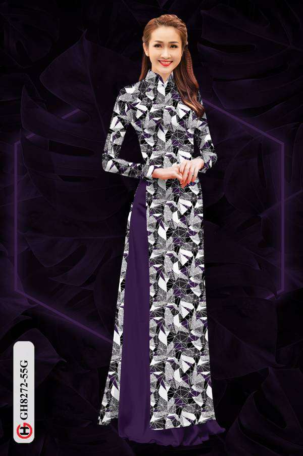 Vải Áo Dài Hoa Văn Mới Ra AD GH8272 39 Vải Áo Dài Hoa Văn Mới Ra AD GH8272