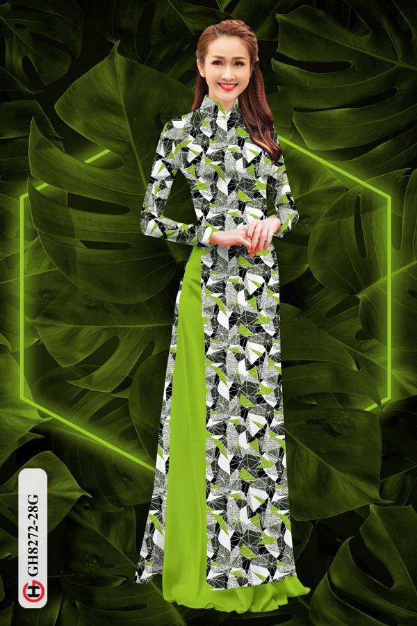 Vải Áo Dài Hoa Văn Mới Ra AD GH8272 42 Vải Áo Dài Hoa Văn Mới Ra AD GH8272