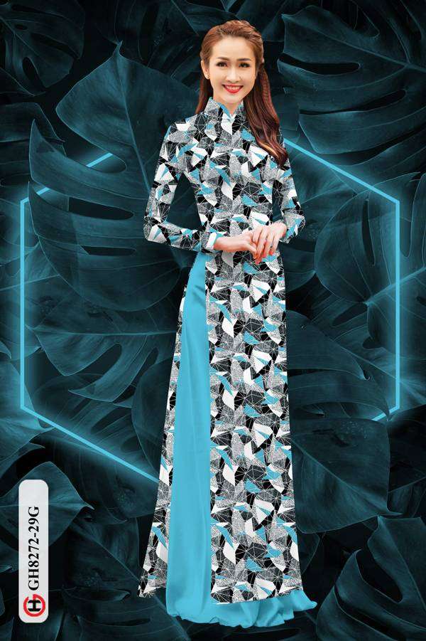 Vải Áo Dài Hoa Văn Mới Ra AD GH8272 41 Vải Áo Dài Hoa Văn Mới Ra AD GH8272