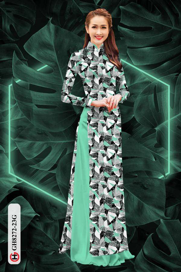 Vải Áo Dài Hoa Văn Mới Ra AD GH8272 43 Vải Áo Dài Hoa Văn Mới Ra AD GH8272