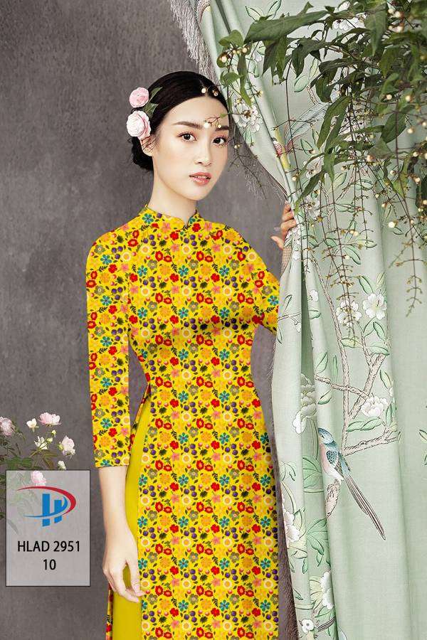 Vải Áo Dài Hoa Nhí Độc Đáo AD HLAD2951 51 Vải Áo Dài Hoa Nhí Độc Đáo AD HLAD2951