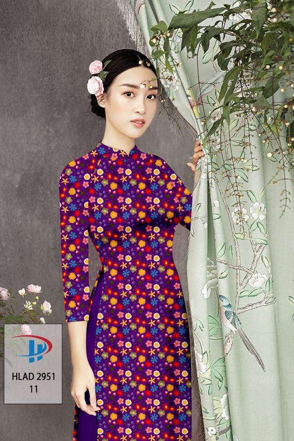 Vải Áo Dài Hoa Nhí Độc Đáo AD HLAD2951 52 Vải Áo Dài Hoa Nhí Độc Đáo AD HLAD2951