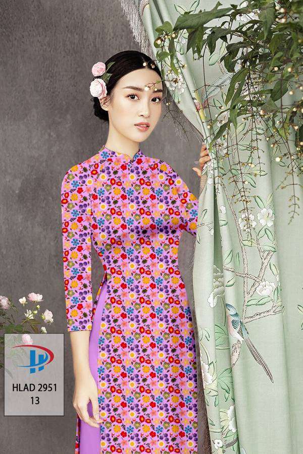 Vải Áo Dài Hoa Nhí Độc Đáo AD HLAD2951 54 Vải Áo Dài Hoa Nhí Độc Đáo AD HLAD2951