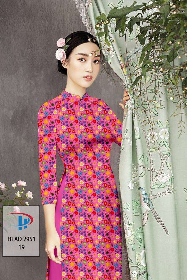 Vải Áo Dài Hoa Nhí Độc Đáo AD HLAD2951 60 Vải Áo Dài Hoa Nhí Độc Đáo AD HLAD2951