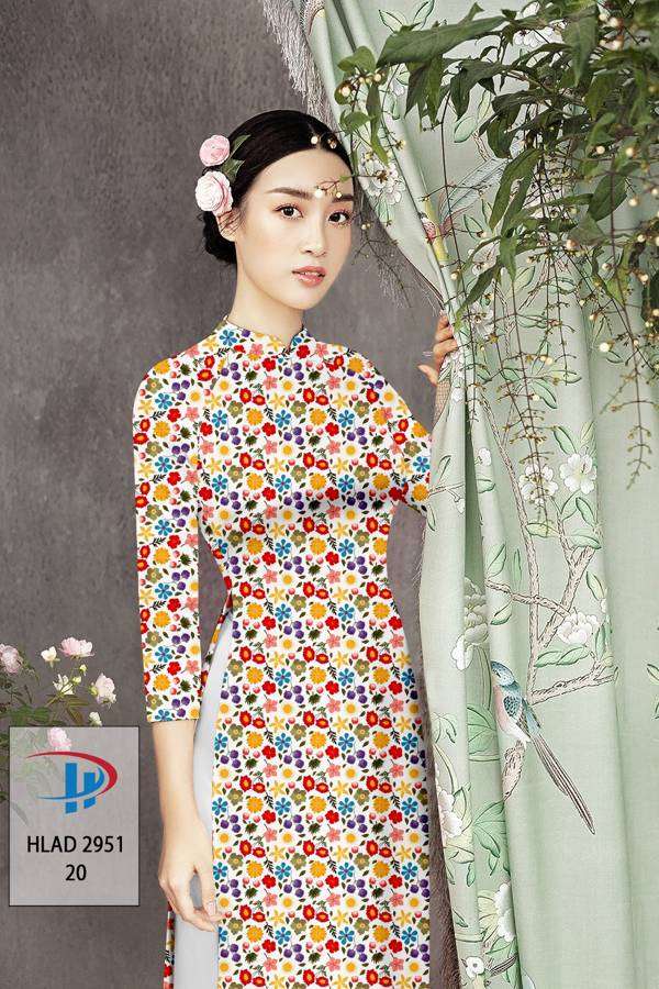 Vải Áo Dài Hoa Nhí Độc Đáo AD HLAD2951 62 Vải Áo Dài Hoa Nhí Độc Đáo AD HLAD2951