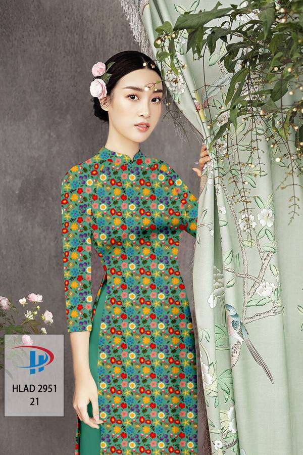 Vải Áo Dài Hoa Nhí Độc Đáo AD HLAD2951 63 Vải Áo Dài Hoa Nhí Độc Đáo AD HLAD2951