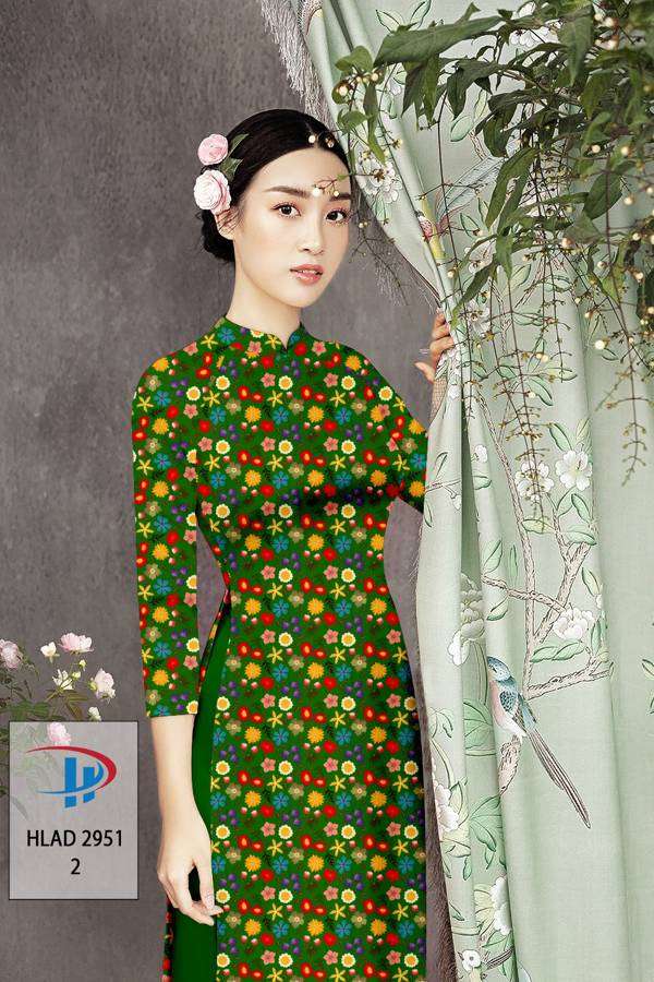 Vải Áo Dài Hoa Nhí Độc Đáo AD HLAD2951 61 Vải Áo Dài Hoa Nhí Độc Đáo AD HLAD2951