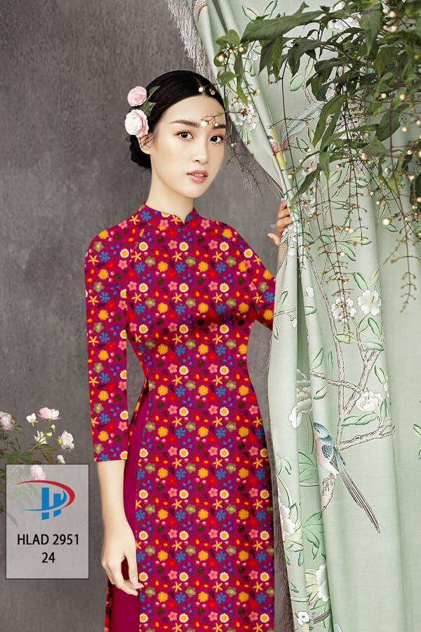 Vải Áo Dài Hoa Nhí Độc Đáo AD HLAD2951 66 Vải Áo Dài Hoa Nhí Độc Đáo AD HLAD2951