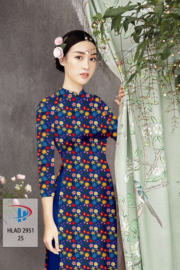 Vải Áo Dài Hoa Nhí Độc Đáo AD HLAD2951 67 Vải Áo Dài Hoa Nhí Độc Đáo AD HLAD2951