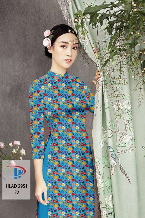 Vải Áo Dài Hoa Nhí Độc Đáo AD HLAD2951 64 Vải Áo Dài Hoa Nhí Độc Đáo AD HLAD2951