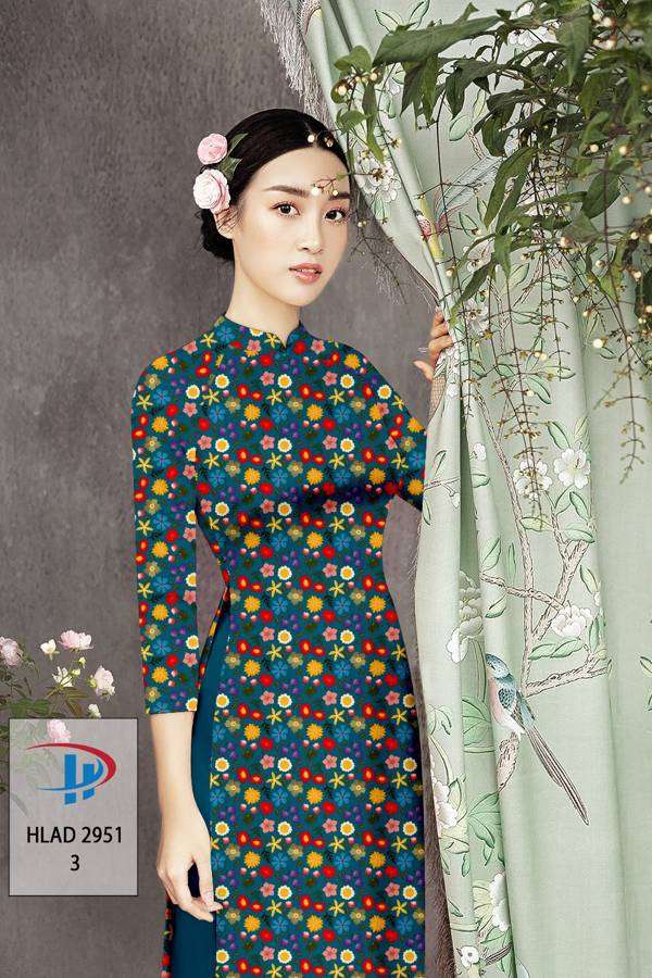 Vải Áo Dài Hoa Nhí Độc Đáo AD HLAD2951 68 Vải Áo Dài Hoa Nhí Độc Đáo AD HLAD2951