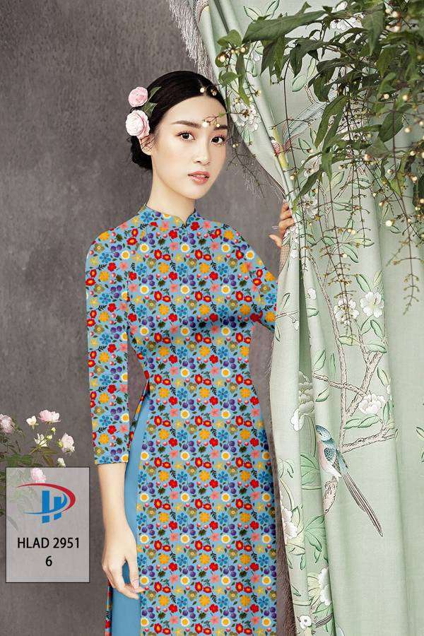 Vải Áo Dài Hoa Nhí Độc Đáo AD HLAD2951 71 Vải Áo Dài Hoa Nhí Độc Đáo AD HLAD2951