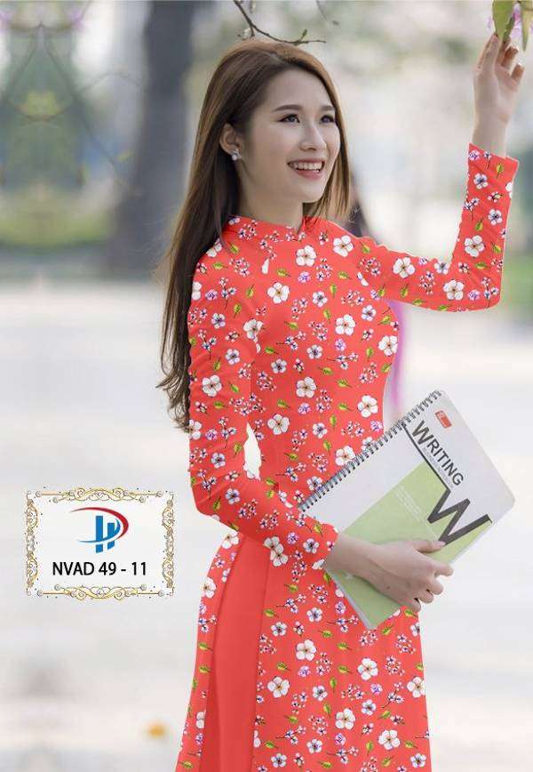 Vải Áo Dài Hoa Nhí Vừa Ra AD NVAD49 51 Vải Áo Dài Hoa Nhí Vừa Ra AD NVAD49