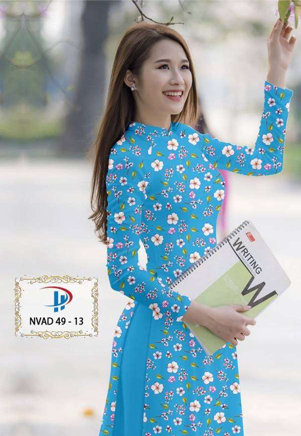 Vải Áo Dài Hoa Nhí Vừa Ra AD NVAD49 53 Vải Áo Dài Hoa Nhí Vừa Ra AD NVAD49