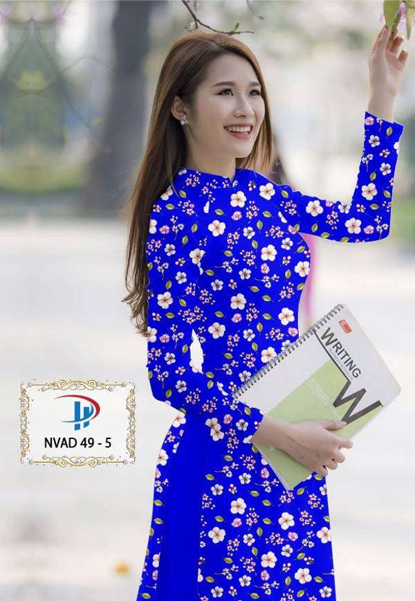 Vải Áo Dài Hoa Nhí Vừa Ra AD NVAD49 69 Vải Áo Dài Hoa Nhí Vừa Ra AD NVAD49