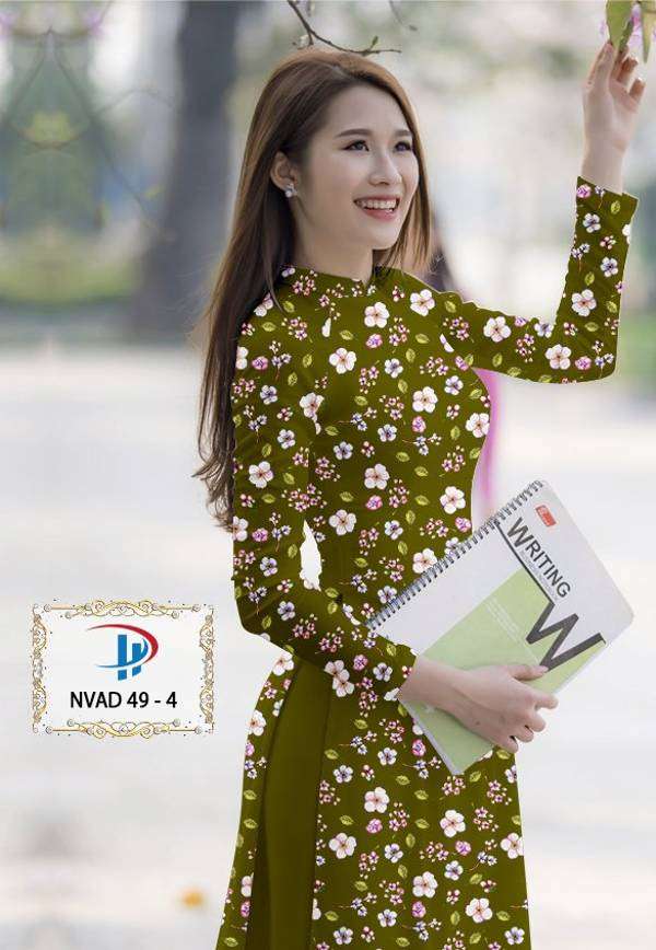 Vải Áo Dài Hoa Nhí Vừa Ra AD NVAD49 68 Vải Áo Dài Hoa Nhí Vừa Ra AD NVAD49