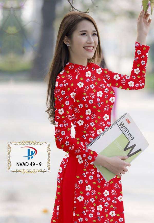 Vải Áo Dài Hoa Nhí Vừa Ra AD NVAD49 73 Vải Áo Dài Hoa Nhí Vừa Ra AD NVAD49