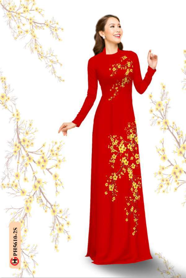 Vải Áo Dài Hoa In 3D Thiết Kế 2021 AD PH5610 39 Vải Áo Dài Hoa In 3D Thiết Kế 2021 AD PH5610