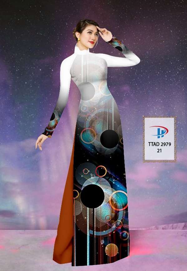 Vải Áo Dài Hoa Văn Vừa Ra  AD TTAD2979