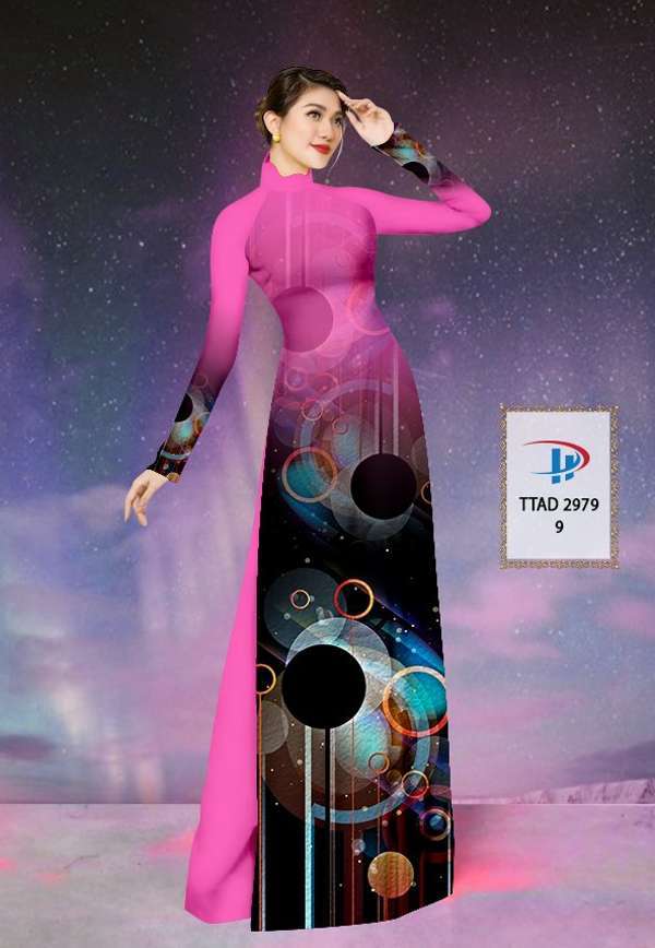 Vải Áo Dài Hoa Văn Vừa Ra  AD TTAD2979