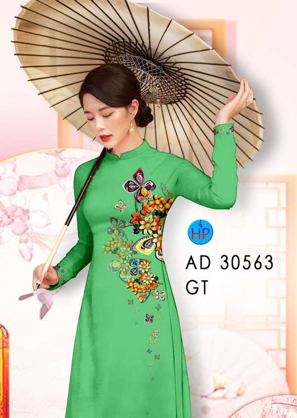Vải Áo Dài Hoa In 3D Mới Ra AD 30563 37 Vải Áo Dài Hoa In 3D Mới Ra AD 30563