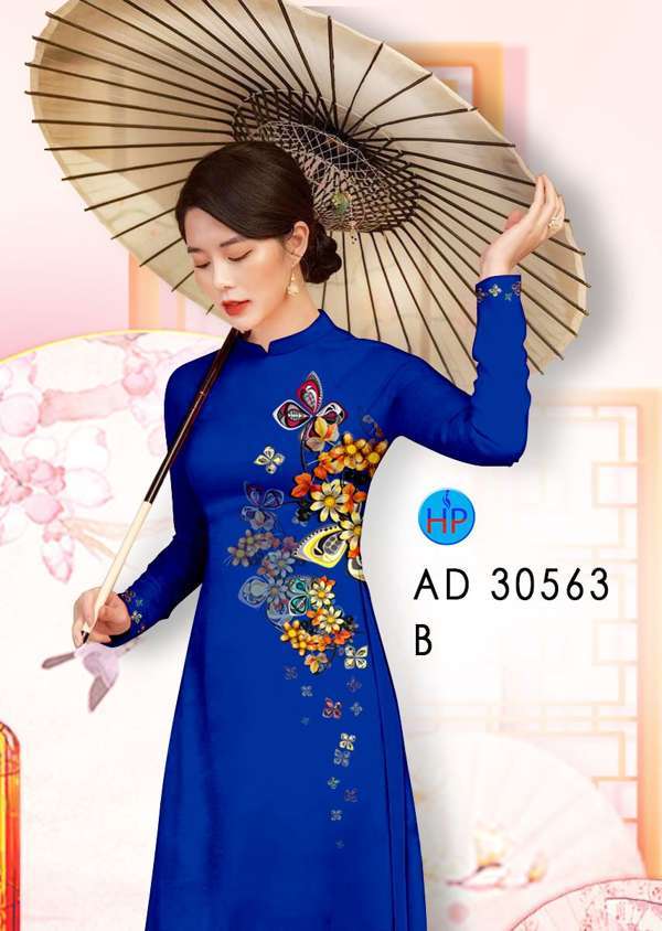 Vải Áo Dài Hoa In 3D Mới Ra AD 30563 42 Vải Áo Dài Hoa In 3D Mới Ra AD 30563