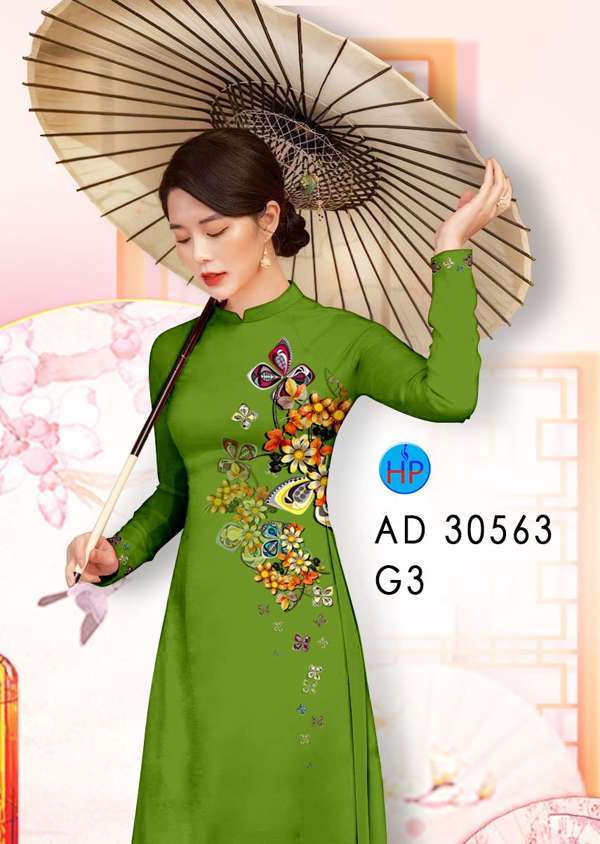 Vải Áo Dài Hoa In 3D Mới Ra AD 30563 43 Vải Áo Dài Hoa In 3D Mới Ra AD 30563