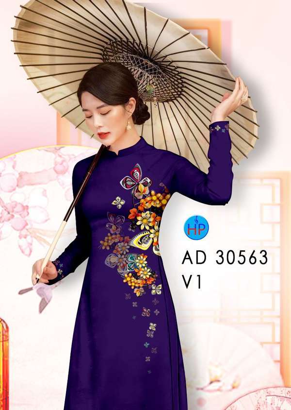 Vải Áo Dài Hoa In 3D Mới Ra AD 30563 49 Vải Áo Dài Hoa In 3D Mới Ra AD 30563