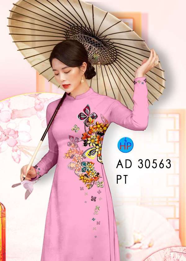 Vải Áo Dài Hoa In 3D Mới Ra AD 30563 51 Vải Áo Dài Hoa In 3D Mới Ra AD 30563