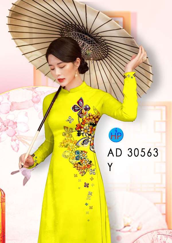 Vải Áo Dài Hoa In 3D Mới Ra AD 30563 52 Vải Áo Dài Hoa In 3D Mới Ra AD 30563