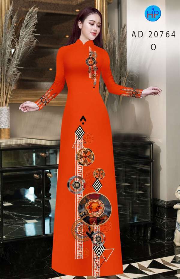 Vải Áo Dài Hoa Văn Thiết Kế 2021 AD 20764