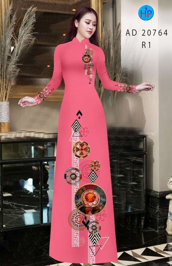 Vải Áo Dài Hoa Văn Thiết Kế 2021 AD 20764