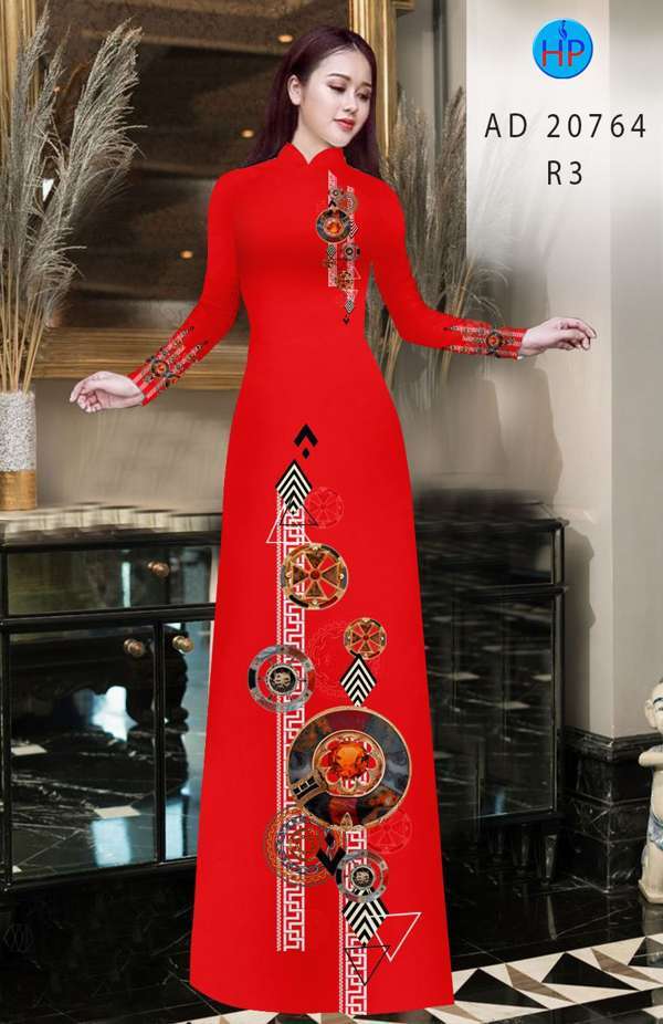 Vải Áo Dài Hoa Văn Thiết Kế 2021 AD 20764