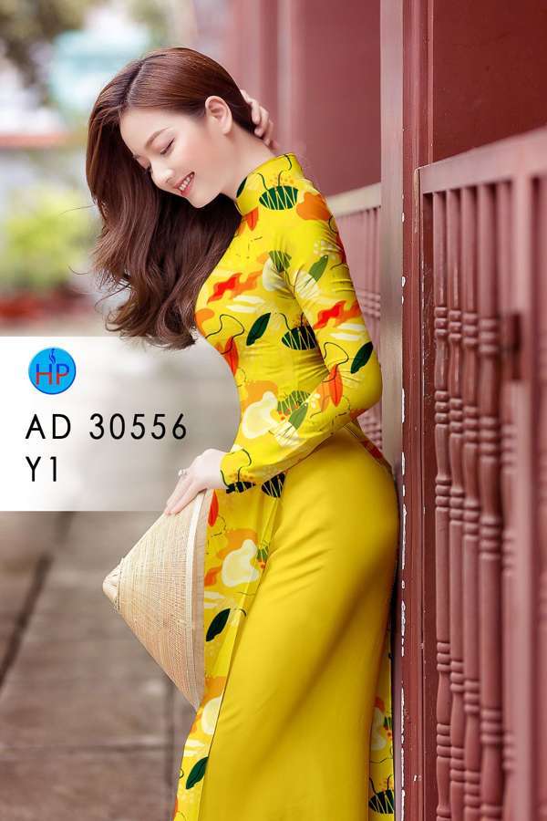 Vải Áo Dài Hoa In 3D Độc Đáo AD 30556 37 Vải Áo Dài Hoa In 3D Độc Đáo AD 30556