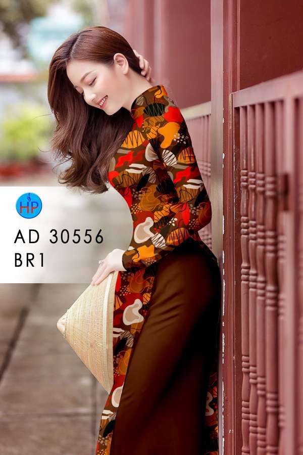 Vải Áo Dài Hoa In 3D Độc Đáo AD 30556 43 Vải Áo Dài Hoa In 3D Độc Đáo AD 30556