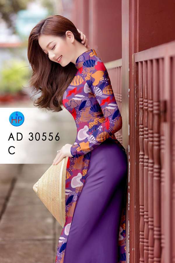 Vải Áo Dài Hoa In 3D Độc Đáo AD 30556 41 Vải Áo Dài Hoa In 3D Độc Đáo AD 30556